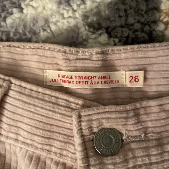 Levis corduroy straight ribcage pants - Picture 3 of 3